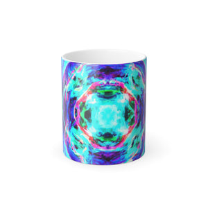 Giovanni di Pietro da Verona Trippy Infinity Patterns  11oz Color Morphing Mug
