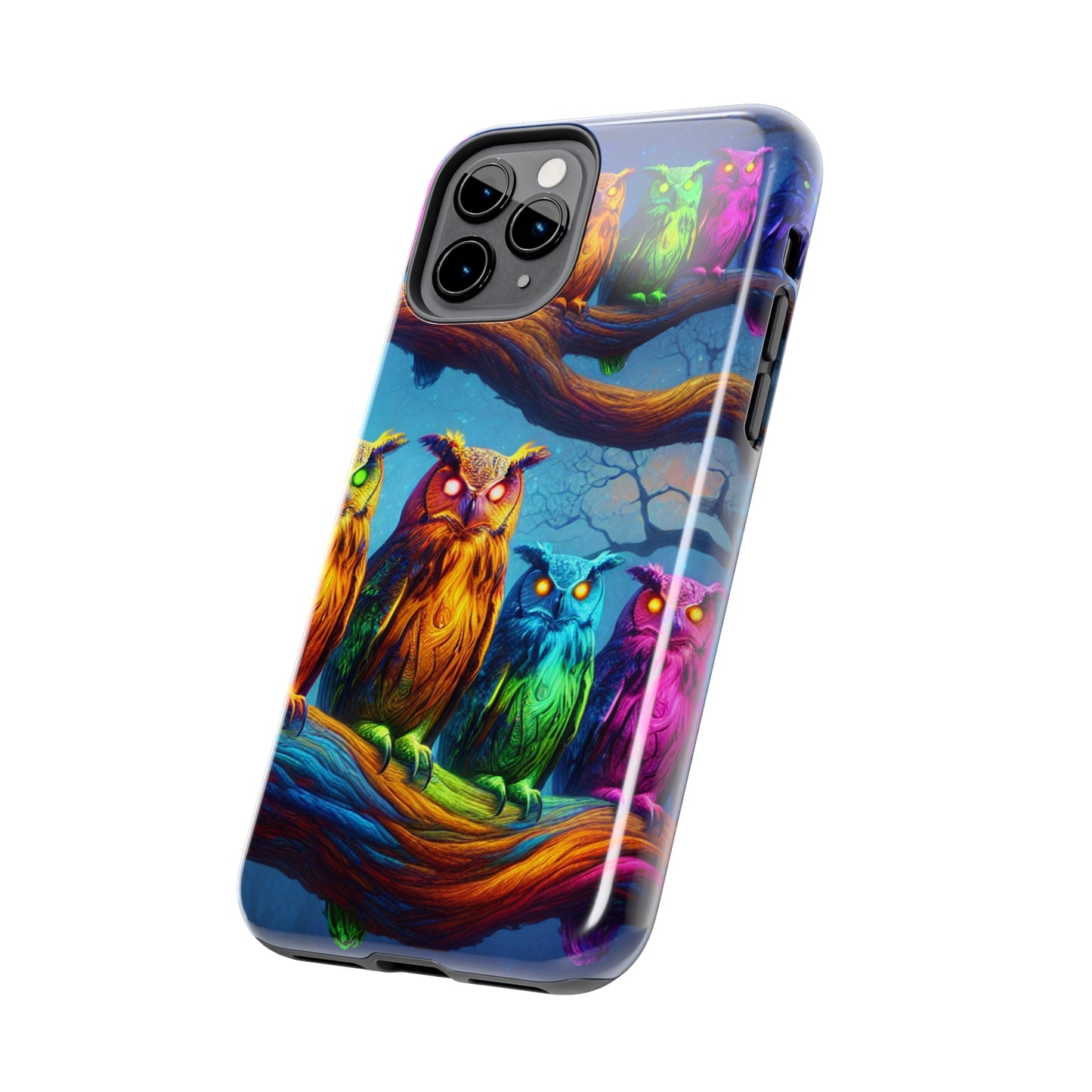 Neon Nocturnal Jazz NEON Owls Tough Phone Case
