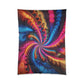 Cosmic Vibrazionz. Trippy Infinity Patterns Comforter Blanket