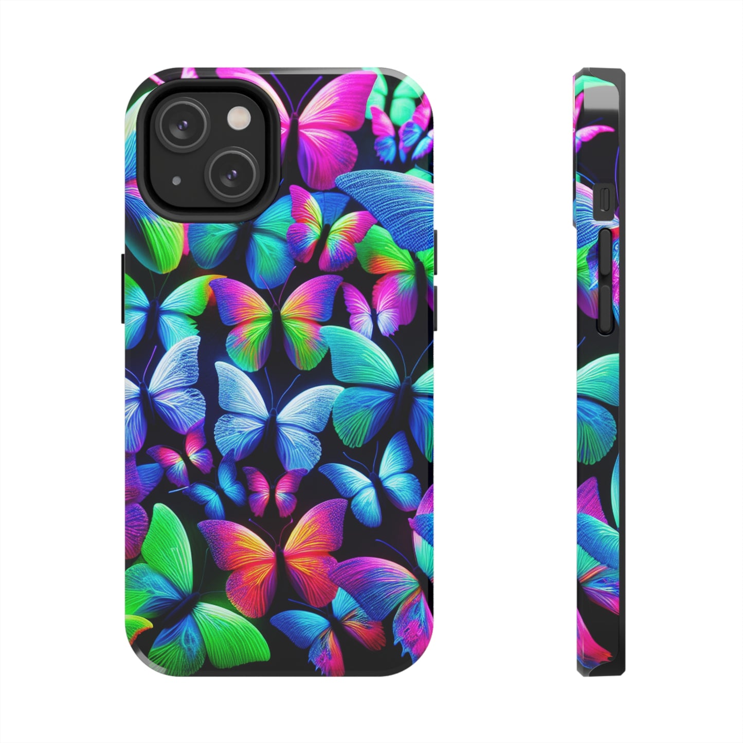 "Neon Splendor" NEON Butterflies Tough Phone Case