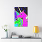 "Neon Rainbow Posse" NEON Unicorns Art Canvas