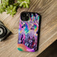 Neon Wonderland Unicorns Neon Unicorns Premium Art Magsafe Magnet Tough IPhone 13 14 15 Pro Plus Max and Mini in Matte and Glossy Phone cases
