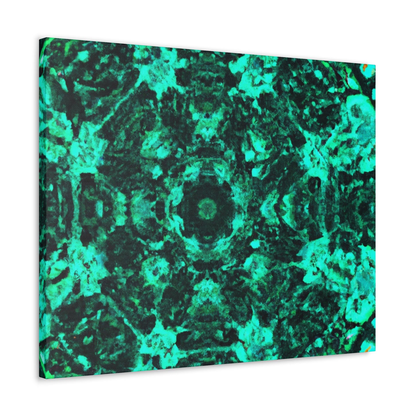 Cosmic Synesthesia Explosion. Trippy Infinity Patterns Art Canvas