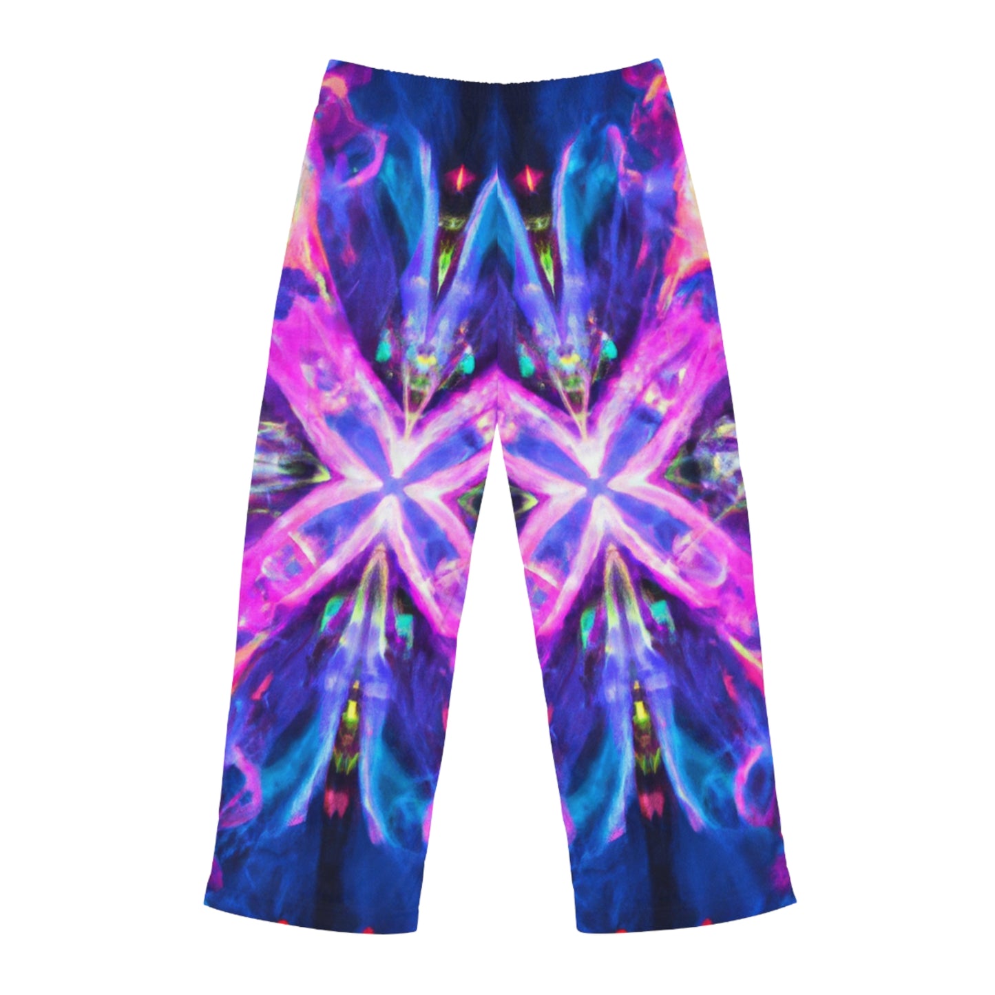 TDB Neon Infinity Vortex. Trippy Infinity Patterns Mens Pajama Pants