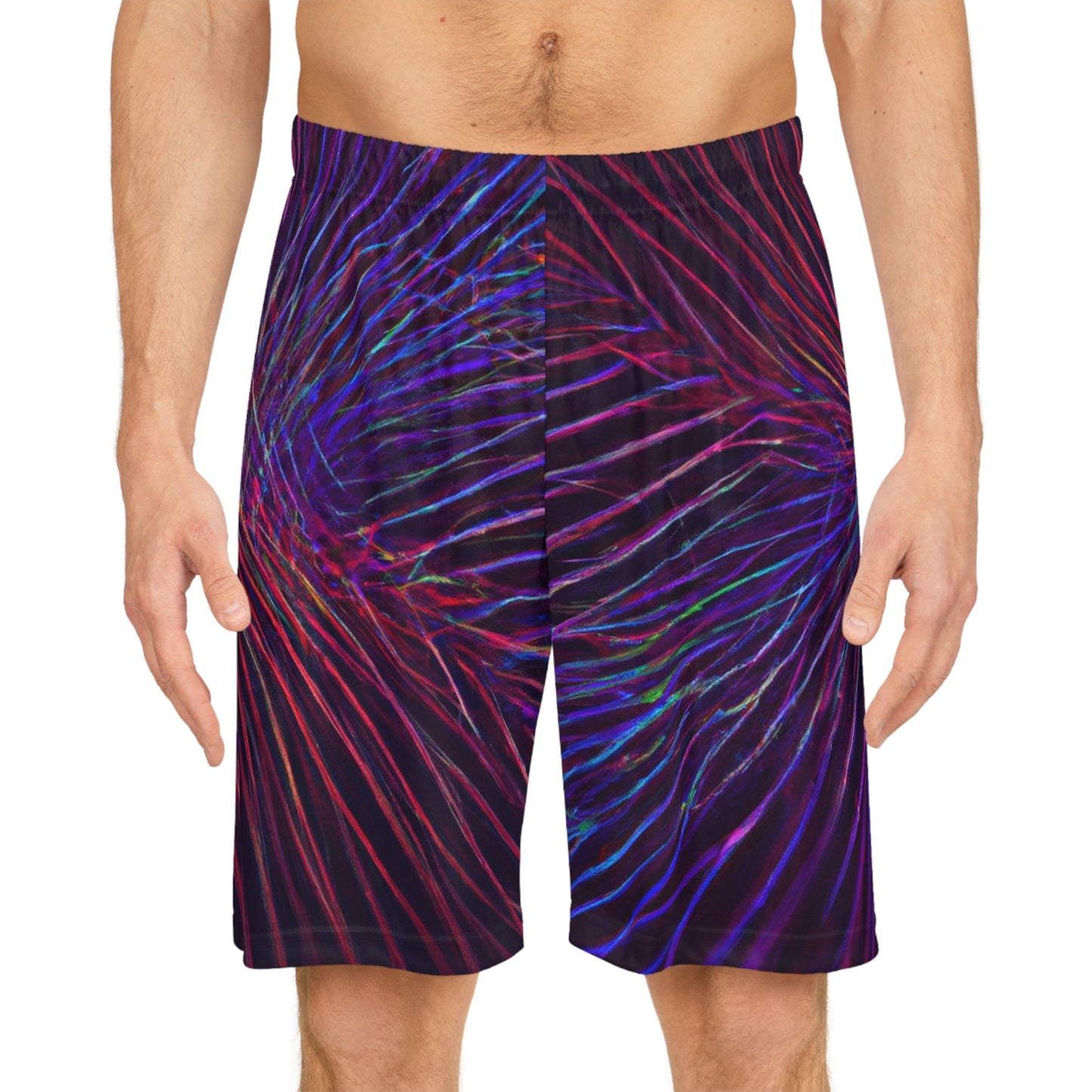 Hans van Bruegel - Trippy Infinity Patterns Rave Shorts