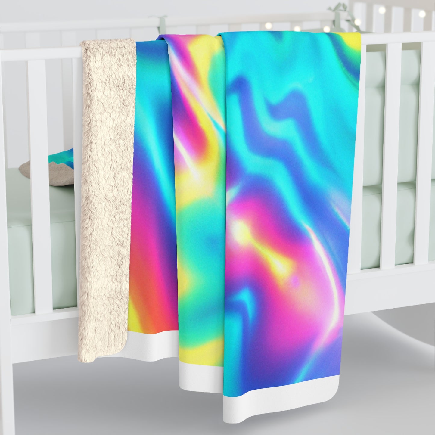 Giulio da Firenze - Trippy Infinity Patterns Sherpa Blanket