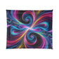 Vivid Psychedelic Never-Ending Dreams Trippy Infinity Patterns Comforter Blanket