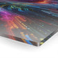 Cosmic Chromatic Splendor. Trippy infinity Pattern 1/4" Glossy Acrylic Art