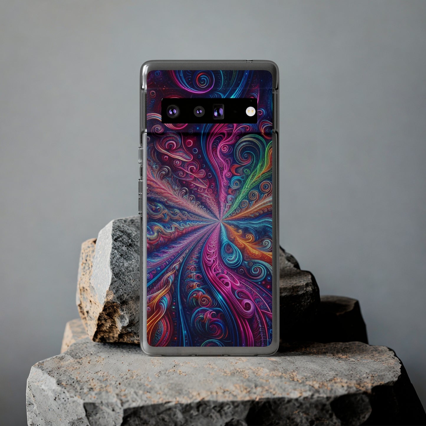 "Infinite Electrify" Infinity Patterns Art Polycarbonate Phone Case
