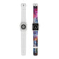 "Neon Pixel Illumination" - Trippy Infinity Patterns Iwatch Band