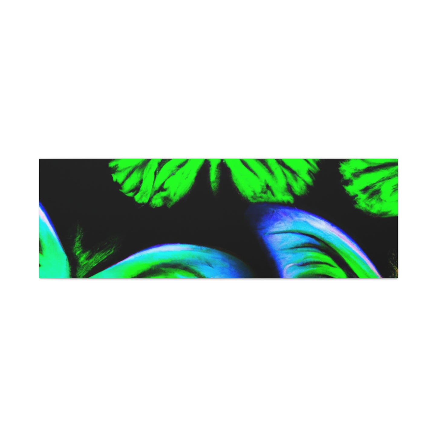 "Neon Dreamweavers". Neon Butterflies  Art Canvas