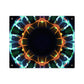 Interstellar Reverie. Trippy Infinity Patterns Acrylic Art Panel