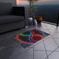 Neon Vortex Infinity. Infinity Patterns Outdoor Rug