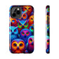 'Electric Neon Owl Harmony' NEON Owls Tough Phone Case