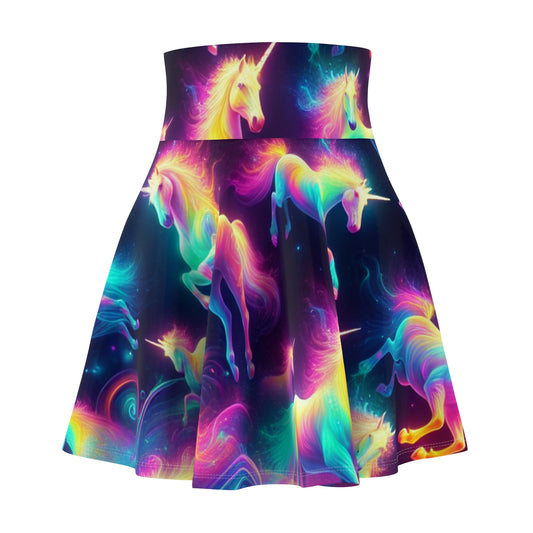 Pietro di Lucia -NEON Unicorns Woman' Skater Skirt
