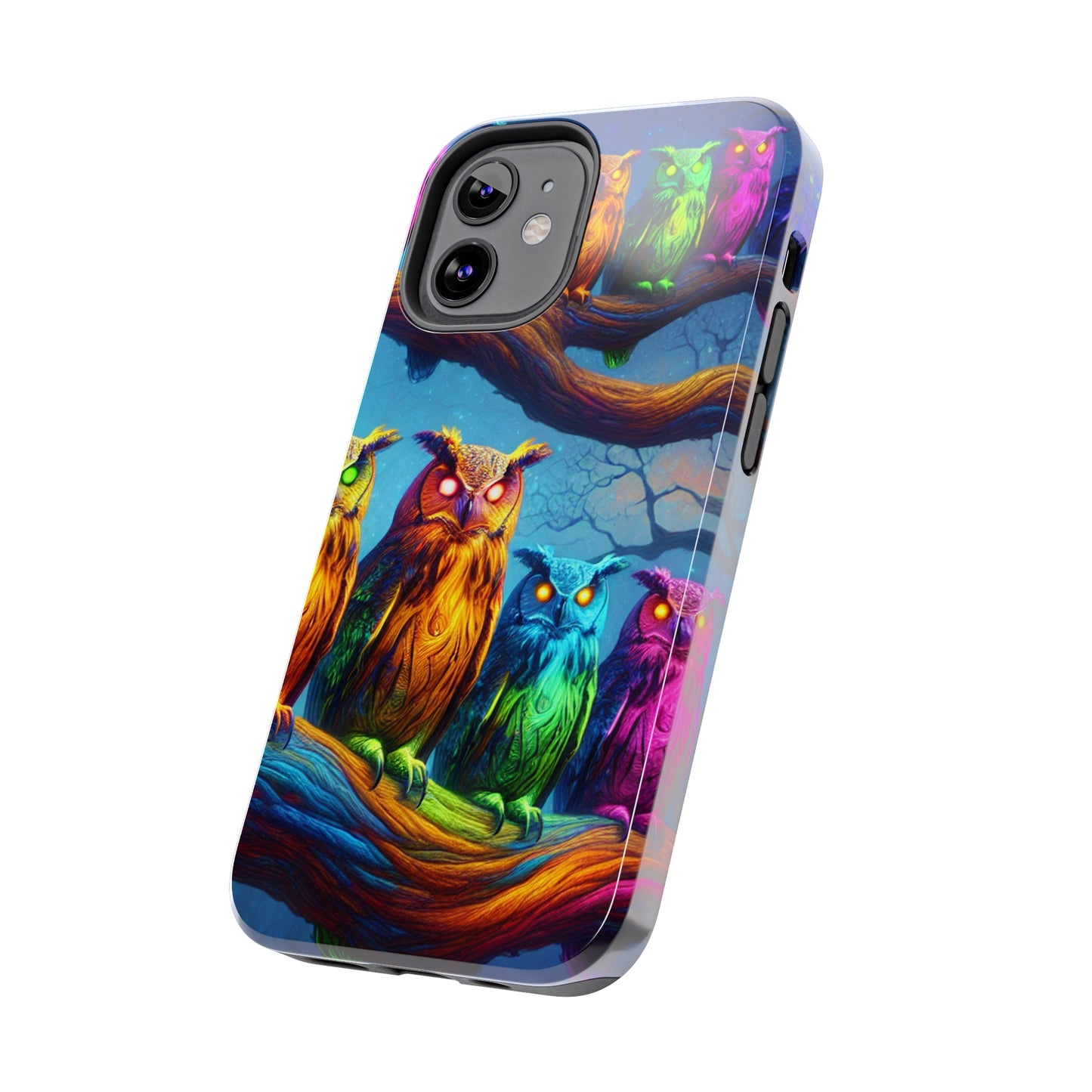 Neon Nocturnal Jazz NEON Owls Tough Phone Case
