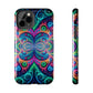 Dreamscape Eon Flow. Trippy Infinity Patterns Tough Phone Case Iphone 7 8 9 10 11 12 13 14 Pro Max Mini Plus XR XS SE