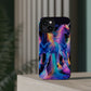Neon Unicorn Bliss Neon Unicorns Premium Art Magsafe Magnet Tough IPhone 13 14 15 Pro Plus Max and Mini in Matte and Glossy Phone cases
