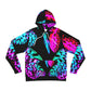 Neon Swirl Spectacle - Butterflies AOP Hoodie