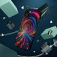 Neon Eternal Infinity Oasis. Neon Trippy Infinity Patterns Premium Art Magsafe Magnet Tough IPhone 13 14 15 Pro Plus Max and Mini in Matte and Glossy Phone cases