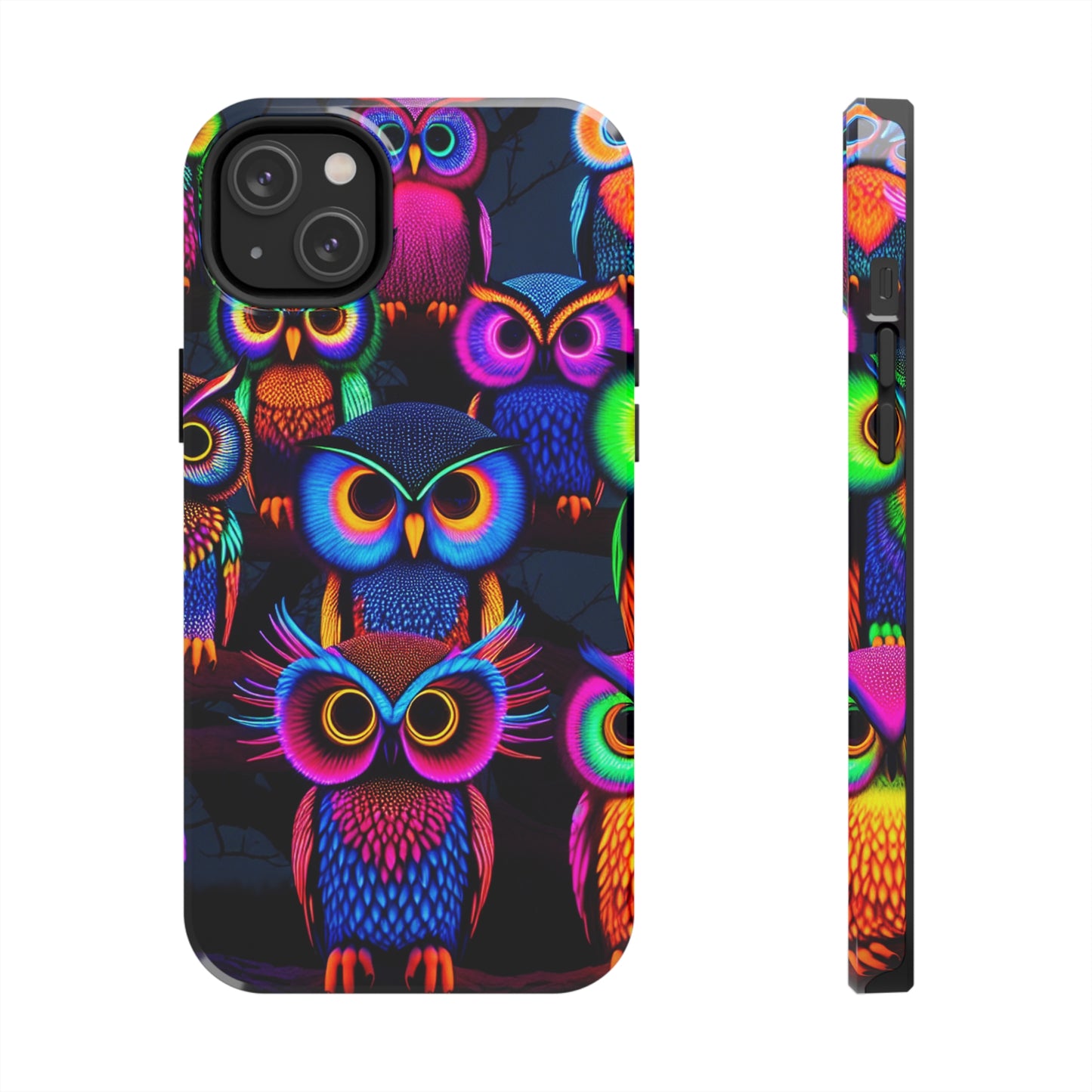 Neon Gloowls. NEON Owls Tough Phone Case