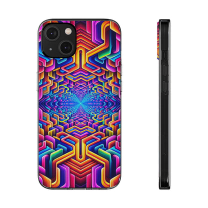 Vibrant Trippin' Infinity Infinity Patterns Art Polycarbonate Phone Case