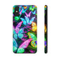 Neon Butterfly Dreamscape. NEON Butterflies Tough Phone Case