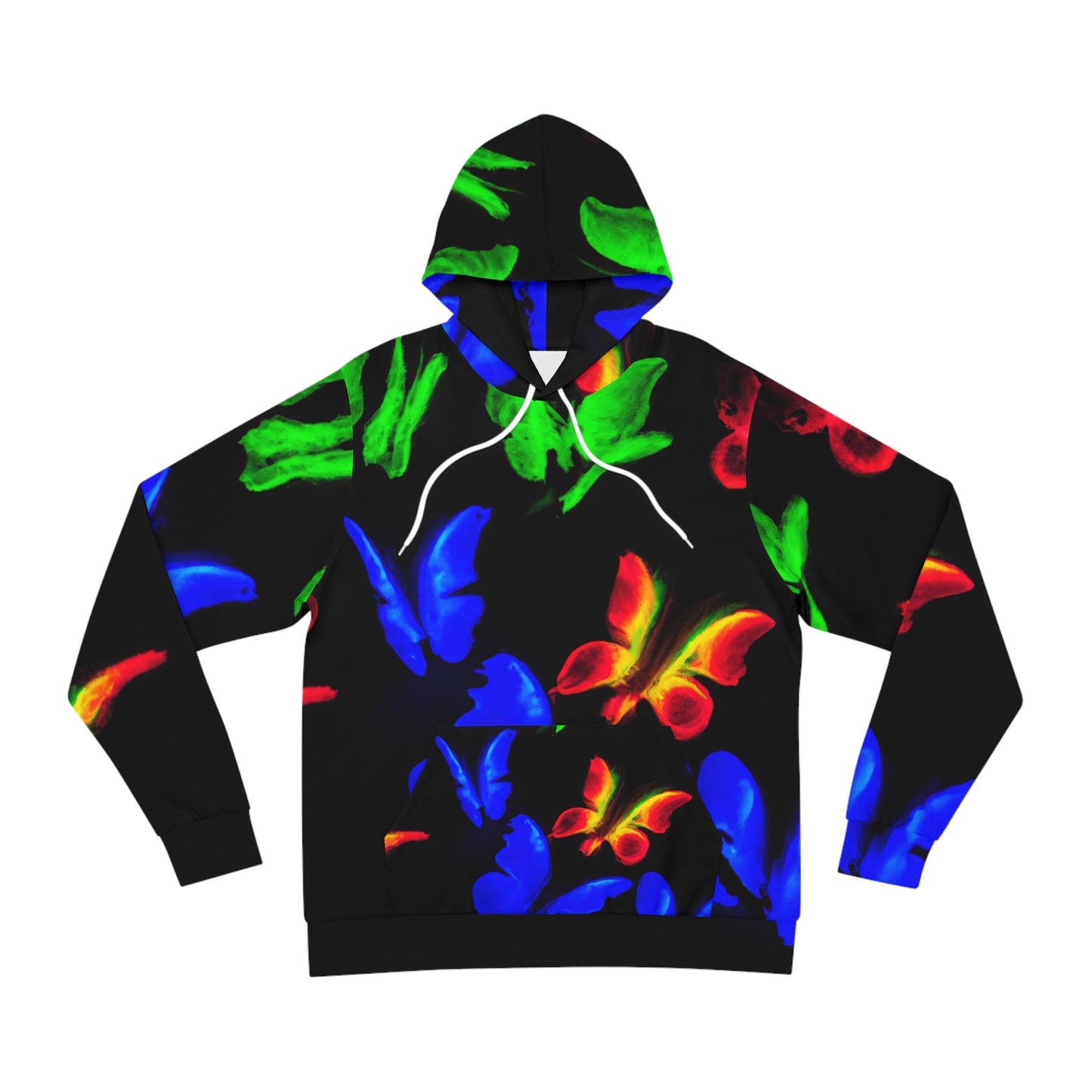 "Neon Butterfly Adagio" - Butterflies AOP Hoodie