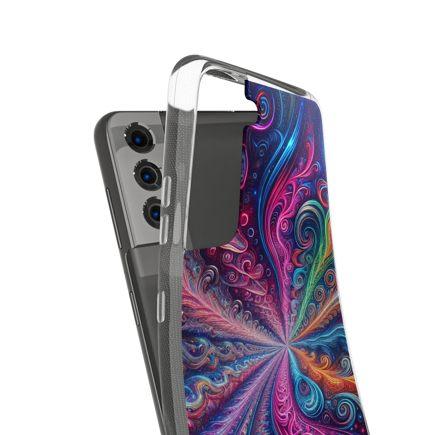 "Infinite Electrify" Infinity Patterns Art Polycarbonate Phone Case