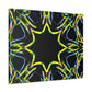 Vivid Neon Dreams of Infinity. Trippy Infinity Patterns Art Canvas