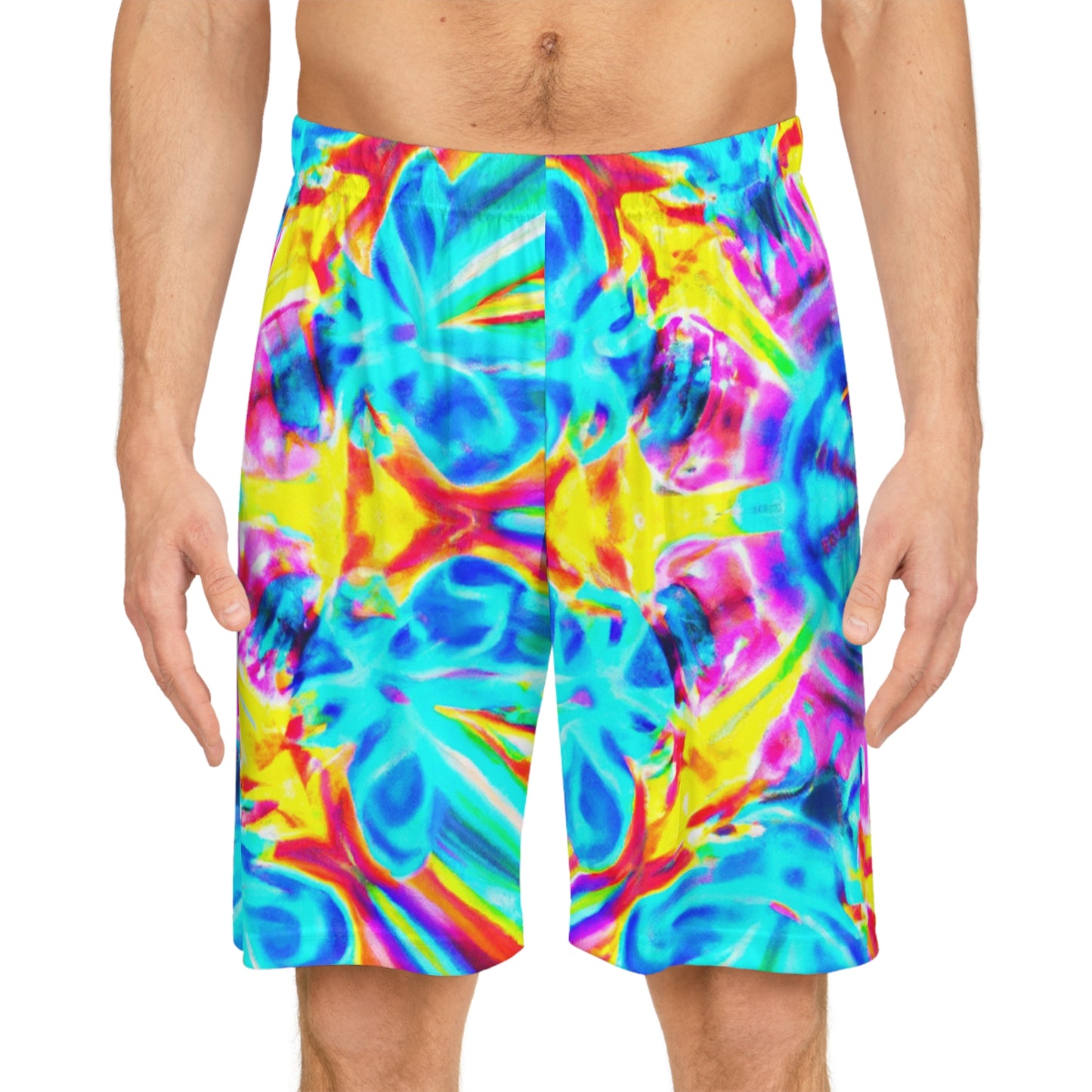 Antoneo di Fonti - Trippy Infinity Patterns Rave Shorts