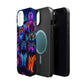 Neon Nocturne Owls. Neon Owls Premium Art Magsafe Magnet Tough IPhone 13 14 15 Pro Plus Max and Mini in Matte and Glossy Phone cases