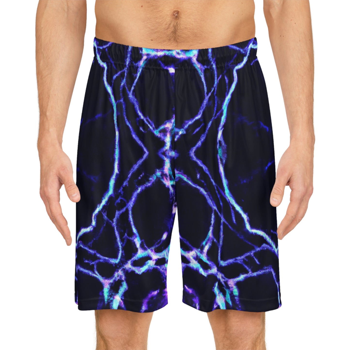 Fernão de Antonio - Trippy Infinity Patterns Rave Shorts