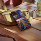 Vibin' Neon Infinity. Infinity Patterns Art Polycarbonate Phone Case
