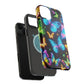 Luminous Butterfly Radiance Neon Butterflies Premium Art Magsafe Magnet Tough IPhone 13 14 15 Pro Plus Max and Mini in Matte and Glossy Phone cases