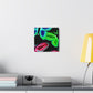 Neon Butterflies Cascade. Neon Butterflies  Art Canvas