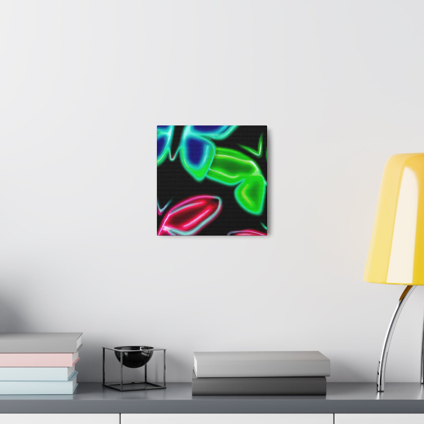 Neon Butterflies Cascade. Neon Butterflies  Art Canvas