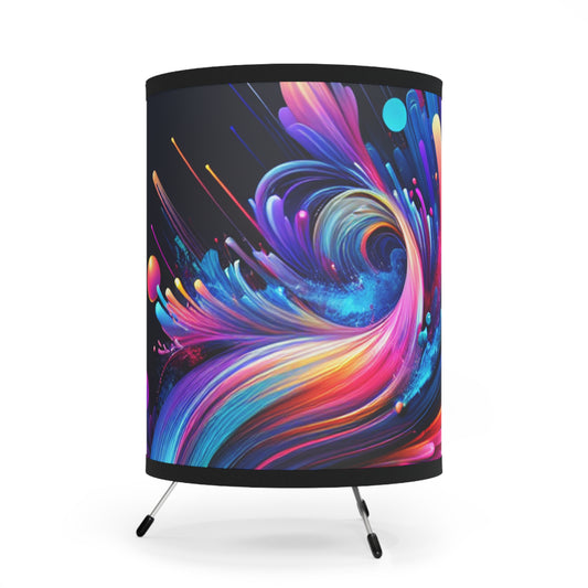 Giovanni di Capano - Trippy Infity Patterns Art Tripod Lamp