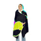 'Neon Dreams' - NEON Unicorns Art Hooded Snuggle Blanket