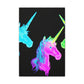Neon Unicorn Blizzard NEON Unicorns Art Canvas