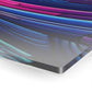 "Infinite Parallax of Neon Hues" Trippy infinity Pattern 1/4" Glossy Acrylic Art