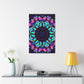 Vibrant Trippy Neon Infinity Prismatic Play. Trippy Infinity Patterns Art Canvas