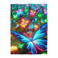 Leonardo de LaVisione - NEON Butterflies Microfiber Duvet Cover