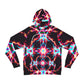 "Neon Infinity Fractal Symphony" -Trippy Infinity Patterns AOP Hoodie