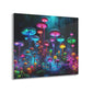 Neon Fungal Fusion. Mushrooms 1/4" Glossy Acrylic Art