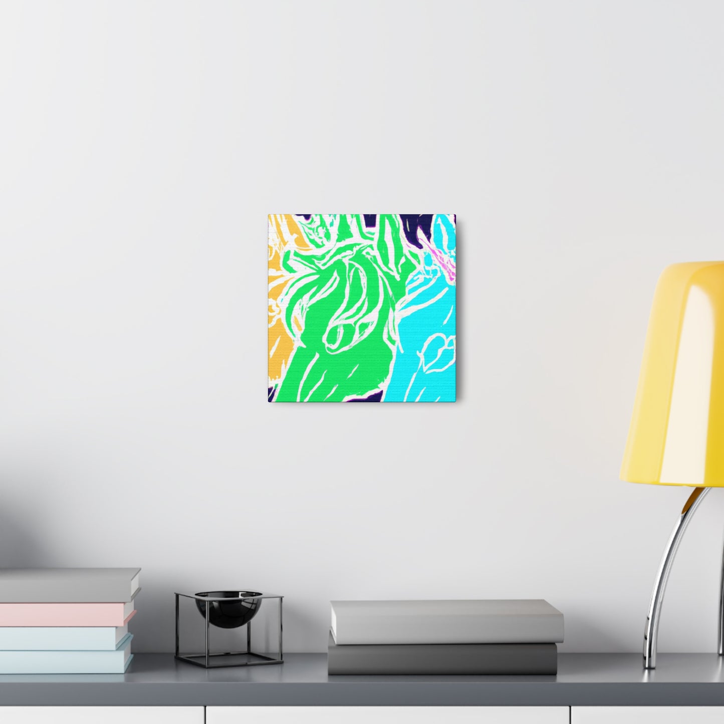 Neon Herd-scape NEON Unicorns Art Canvas