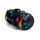 Celestial Splendor - Neon Butterflies Duffle Bag