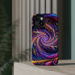Vivid Psychedelic Cosmic Euphoria. Neon Trippy Infinity Patterns Premium Art Magsafe Magnet Tough IPhone 13 14 15 Pro Plus Max and Mini in Matte and Glossy Phone cases