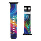 Neon Data Vortex - Trippy Infinity Patterns Iwatch Band
