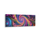Electric Psychedelic Neon Vortex. Trippy infinity Pattern 1/4" Glossy Acrylic Art